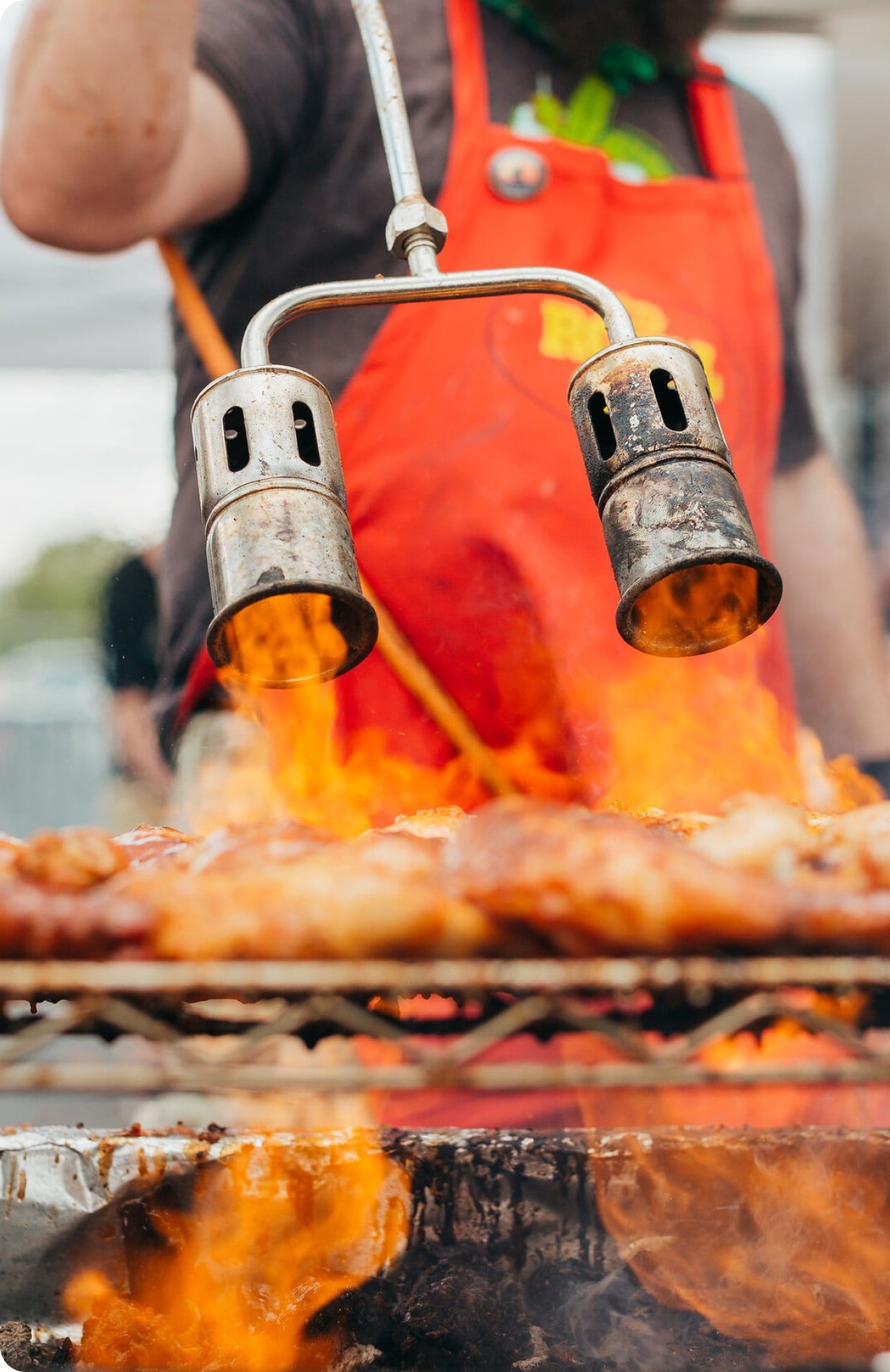 Barbecue on the grill at MCON