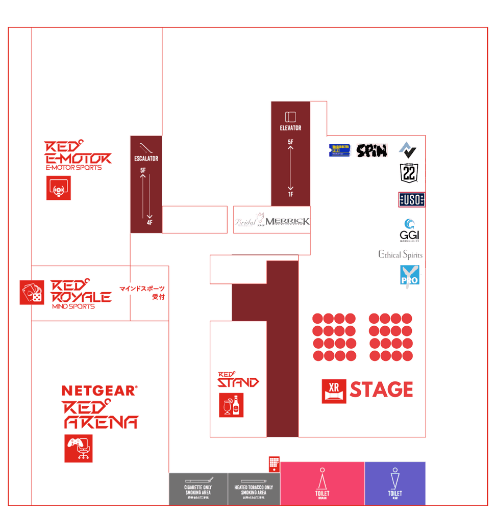 MCON Tokyo floor map at the Tokyo International Forum