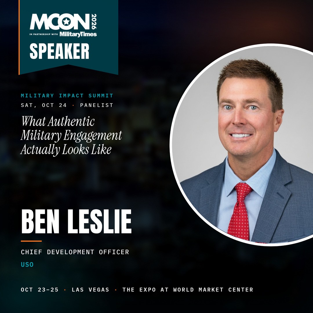 MCON 2026 speaker graphic for Ben Leslie
