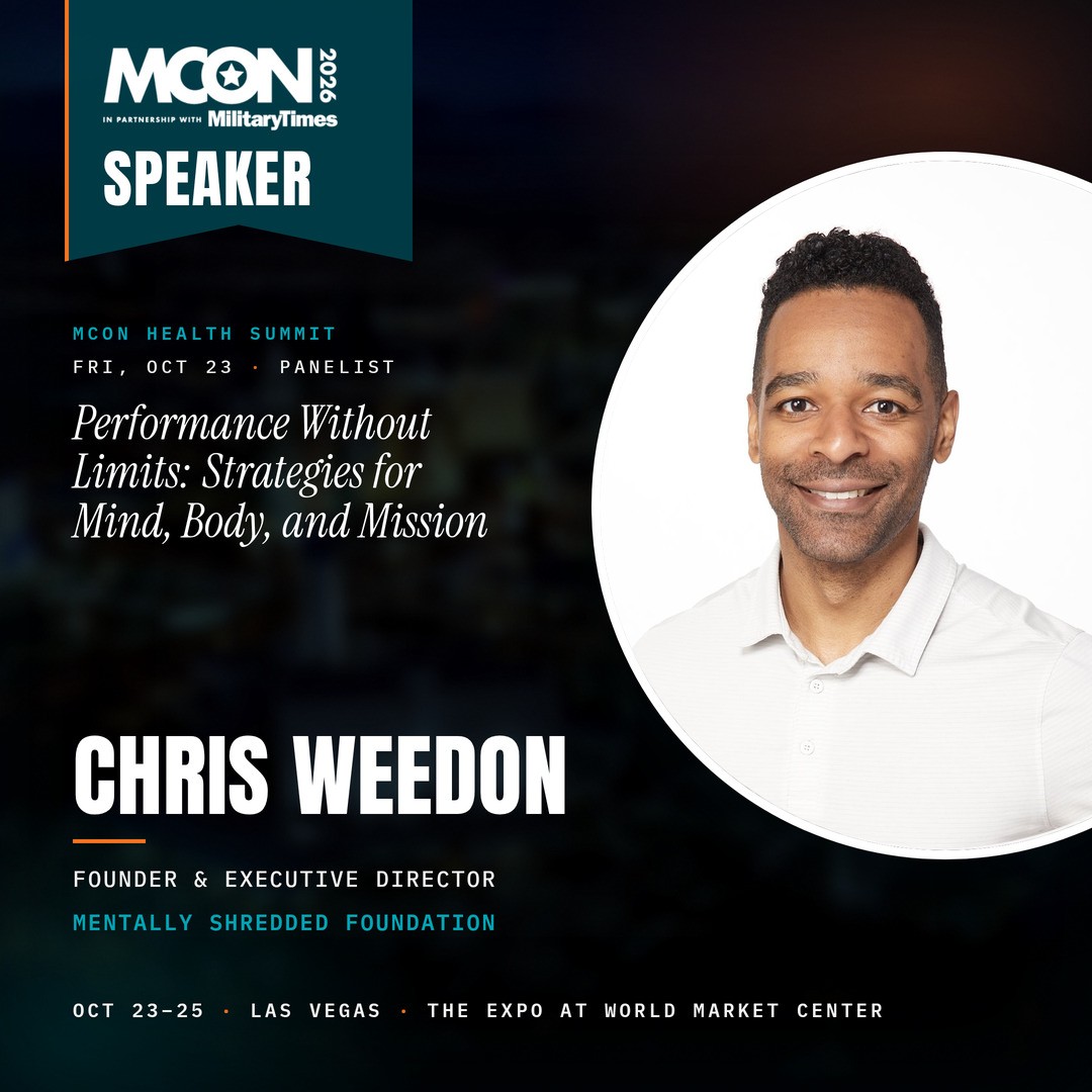 MCON 2026 speaker graphic for Chris Weedon